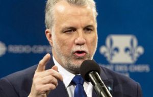 Quebec Premier Couillard said they were working hard to recruit new partners: with a couple of western states, Ontario, and some New England partners