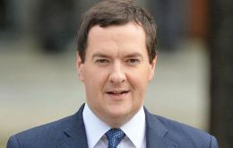 UK Chancellor Osborne said the weakness in the Euro zone was “probably the greatest immediate economic risk” to the UK. 