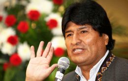 “We will continue with the experience that we have had with the business sector. Private property will be respected, the constitution says so”, said Morales 
