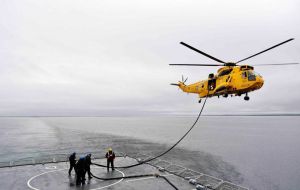 One of Clyde’s most important capabilities to assist the Search and Rescue flight is that of Helicopter In Flight Refueling (HIFR).