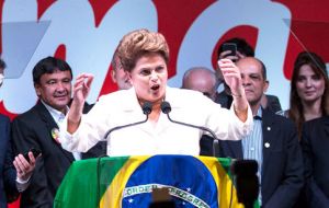 Rousseff owed her victory to overwhelming support from the roughly 40% of Brazilians who live in households earning less than 700 dollars a month. 
