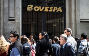 Bovespa closed Monday down 2.8%; Petrobras was the biggest loser, with shares down 12.3% and the Brazilian Real sank to its lowest value in nine years