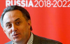 Sports minister Mutko underlined that “winning the right to host the FIFA World Cup was a dream come true for millions of Russians.” 