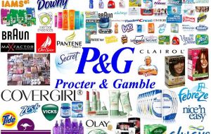 US-based P&G is a consumer goods corporation that sells more than 300 brands around the world.