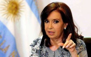 As co-chair of ATFA, Ms Soderberg “has attacked and slandered the Argentine Republic, its authorities and its President” said Cristina Fernandez 