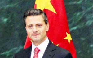 Cancelling the bid won by a Chinese-Mexican consortium could have an impact since Peña Nieto is scheduled to travel to China next week 