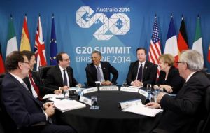 Security and climate change overshadowed G20 talks on boosting global economic growth at the summit