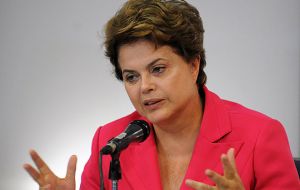 The arrests include top executives of companies which had contracts with Petrobras. President Rousseff chaired the board of Petrobras from 2003 to 2010. 