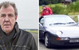 Conflict began a few months ago when Clarkson was driving a Porsche with a licence plate “H982FLK”, making Argentina Falklands war veterans furious