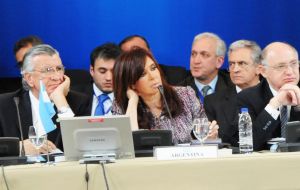 Argentina holds the rotating chair of Mercosur until next month's summit in Paraná, when the responsibility will pass on to Brazil for the following 6 months.