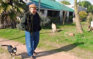  Mujica in his farm in the outskirts of Montevideo with his three-legged pet Manuela