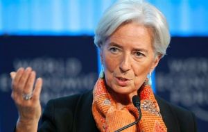 Commodity prices that lifted the region for more than a decade are now falling and the era of easy financing will soon end, said Lagarde.