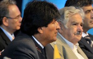 President Evo Morales will still have to wait to see Bolivia fully admitted into Mercosur due to objections raised by Paraguay.