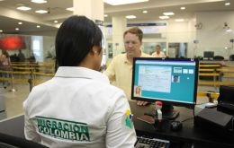 Bogota's Eldorado airport has the biggest international checkpoint on the country.