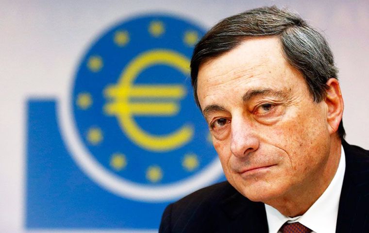 “We have to avoid too-high inflation and we have to avoid too-low inflation as well,” Draghi said. 