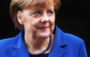 “I as German chancellor, and also the German government, have always pursued a policy of Greece staying in the euro zone,” Merkel said in London