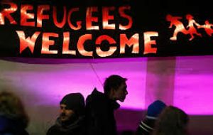 However those attending counter protests urging that immigrants be welcomed and treated fairly far outnumbered the anti-Islam demonstrators.
