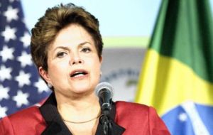 President Rousseff was a member of  Petrobras board from 2001 to 2010 and faces a standstill in construction activities because of the corruption scandal  