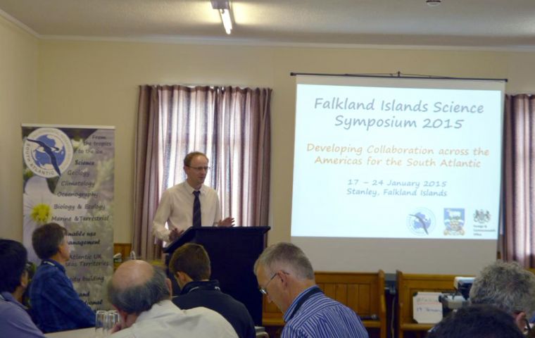 Scientists are taking part in the Falklands Science Symposium, investigating opportunities for collaboration with SAERI and other groups in the region. (Pic SAERI)