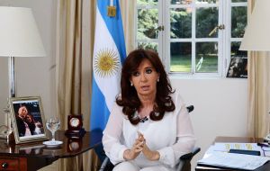 Cristina Fernandez said that the government was the target of a series of attacks from the SIDE after the signing of the deal with Tehran, in 2013