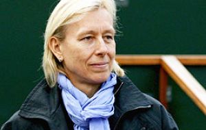 Navratilova that it is “terrible what is going on in Argentina”. Added the  American-Czech tennis great, an 18-time Grand Slam winner “this all stinks”