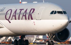 Qatar had 22m passengers in the 2013-14 financial year, compared with 44.5m for its larger rival Emirates. IAG carried just over 77m passengers in 2014.