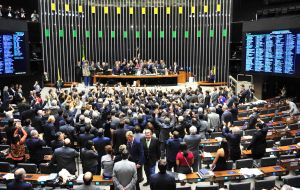 The bill forces Rousseff to get congressional approval before cutting spending items added to the national budget by lawmakers for projects in their districts