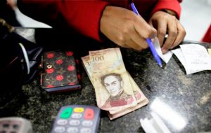 The inflation rate reached 68.5% in 2014, the highest in Latin America, with consumer prices rising 5.3% in the month of December