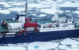 In the scenario MV Ortelius, operated by Oceanwide Expeditions, reported an engine room fire that caused a temporary loss of power and eight casualties