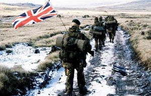 “No U.S. reporters got to the Falklands where the fighting took place. Only about 30 British journalists accredited by the British government made it there”