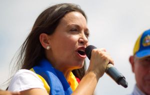 “There are no words to transmit my pain and indignation,” said opposition leader Maria Corina Machado on Twitter. “They've killed a 14 year-old child”