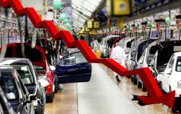 The drop in the auto industry began after a combination of higher taxes on cars and a devaluation of the peso hit the purchasing power of potential car-buyers