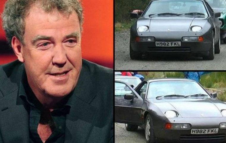 Clarkson last October was involved in serious incidents in Patagonia when the plate numbers used in the Top Gear allegedly referred to the Malvinas war 