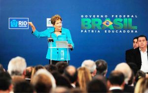 Rousseff again refused to characterize Brazil's current situation as a crisis, defended her austerity program in the face of criticism from the opposition