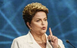 In a closely watched speech in Brasilia, Rousseff said her under pressure government had to open “dialogue” with society and act with “humility.”