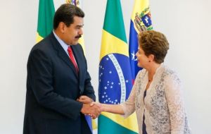 Maduro made the request personally to president Rousseff on a couple of opportunities according to Brazilian diplomatic sources