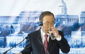 Ban Ki-moon warned that access to safe drinking water and sanitation was among “the most urgent issues” affecting populations across the globe.