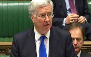 “Our forces in the South Atlantic are... at the level required for defense of the Falkland Islands against any potential threat”, said Defense Secretary Fallon