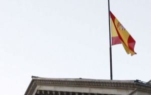 Spain declared three days of mourning for crash victims since as many as 45 people on board had Spanish last names 