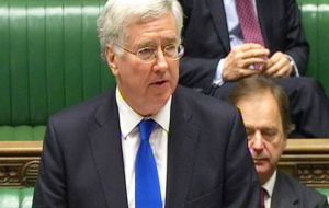 “It was also encouraging to note the strong support Secretary of State Fallon received from other Members of Parliament”. 