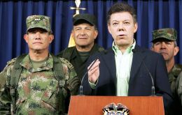 “This incident was a product of a deliberate attack by the FARC, it was not a coincidence”, Santos said after meeting with his defense team in Cali.