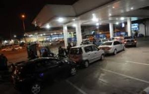 Television images showed large traffic jams and long lines at gas stations in Puerto Montt, where a red alert was declared, along with nearby Puerto Varas.