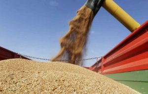 Argentina's Agriculture ministry is expecting a record crop of 116 million tons of grains and oil-seeds.