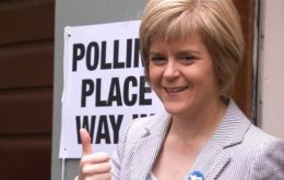 “This election was not about another referendum. We will in the House of Commons vote against an in/out EU referendum, if there is going to be one” said Sturgeon.