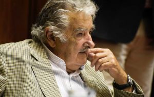 Mujica last Sunday presented a book in the Buenos Aires show, with not many kind words for his main coalition associates, Danilo Astori and Tabare Vazquez 