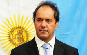 Buenos Aires province governor Daniel Scioli has been a faithful follower of Cristina Fernandez despite some humiliating reactions from the president 