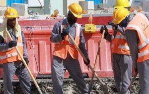 Qatari authorities allege improvements, but the issue hit the headlines when a BBC crew was detained for trying to see labor and living conditions first hand.