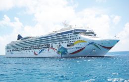  Norwegian Dawn was carrying 2,443 passengers and 1,059 crew members were on board at the time of the incident. No one was injured 