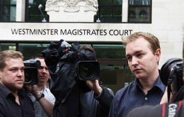 In one of the electronic conversations submitted to the jury, Hayes is allegedly discussing manipulating the Libor rate with Will Hall, a trader at RBS (Pic AP)