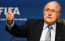 “We cannot allow the reputation of football and FIFA to be dragged through the mud any longer. It has to stop here and now,” said Blatter.